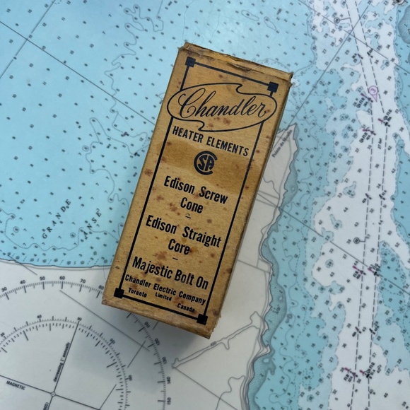 Vintage Chandler Heater Element Edison Screw Cone - Picture 2 of 9